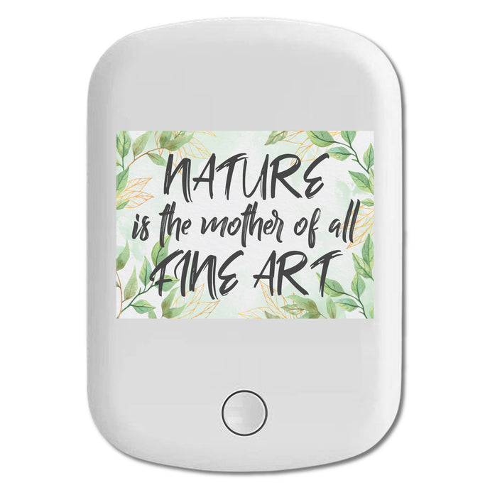 DistinctInk Magnetic Battery Pack, Wireless Portable Charger with USB-C Cable, Compatible with MagSafe iPhone 14 / 13 / 12 Series - Nature Mother Fine Art