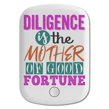 DistinctInk Magnetic Battery Pack, Wireless Portable Charger with USB-C Cable, Compatible with MagSafe iPhone 14 / 13 / 12 Series - Diligence Mother Good Fortune