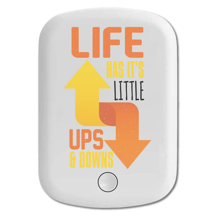 DistinctInk Magnetic Battery Pack, Wireless Portable Charger with USB-C Cable, Compatible with MagSafe iPhone 14 / 13 / 12 Series - Life Little Ups and Downs