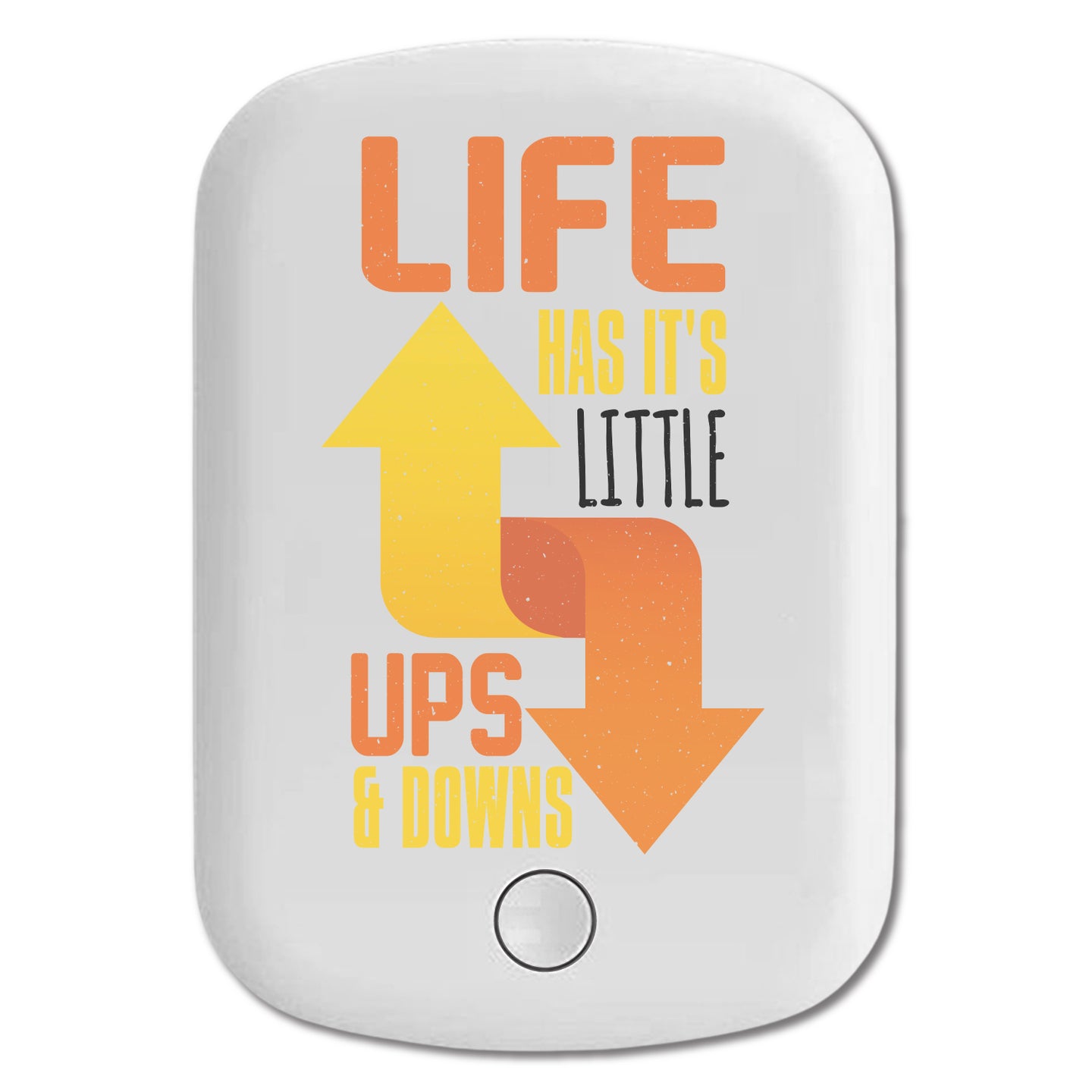 DistinctInk Magnetic Battery Pack, Wireless Portable Charger with USB-C Cable, Compatible with MagSafe iPhone 14 / 13 / 12 Series - Life Little Ups and Downs