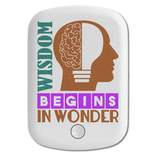 DistinctInk Magnetic Battery Pack, Wireless Portable Charger with USB-C Cable, Compatible with MagSafe iPhone 14 / 13 / 12 Series - Wisdom Begins Wonder