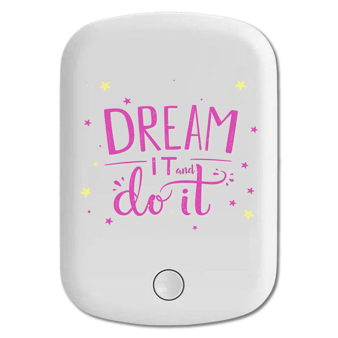 DistinctInk Magnetic Battery Pack, Wireless Portable Charger with USB-C Cable, Compatible with MagSafe iPhone 14 / 13 / 12 Series - Dream It Do It