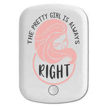 DistinctInk Magnetic Battery Pack, Wireless Portable Charger with USB-C Cable, Compatible with MagSafe iPhone 14 / 13 / 12 Series - Pretty Girl Always Right