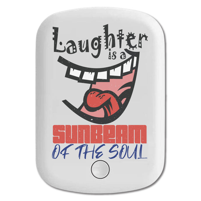 DistinctInk Magnetic Battery Pack, Wireless Portable Charger with USB-C Cable, Compatible with MagSafe iPhone 14 / 13 / 12 Series - Laughter Sunbeam Of Soul