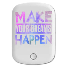 DistinctInk Magnetic Battery Pack, Wireless Portable Charger with USB-C Cable, Compatible with MagSafe iPhone 14 / 13 / 12 Series - Make Dreams Happen