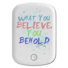 DistinctInk Magnetic Battery Pack, Wireless Portable Charger with USB-C Cable, Compatible with MagSafe iPhone 14 / 13 / 12 Series - What Believe Behold