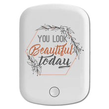 DistinctInk Magnetic Battery Pack, Wireless Portable Charger with USB-C Cable, Compatible with MagSafe iPhone 14 / 13 / 12 Series - You Look Beautiful Today