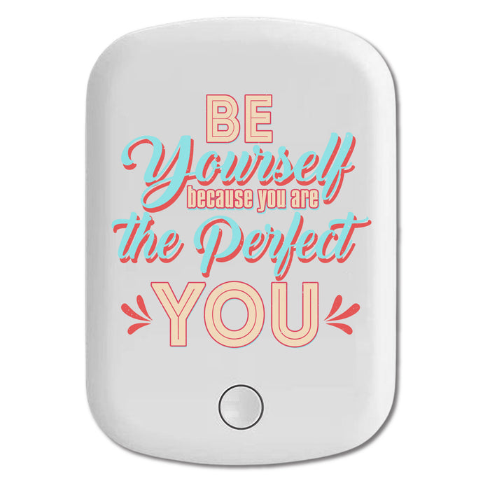 DistinctInk Magnetic Battery Pack, Wireless Portable Charger with USB-C Cable, Compatible with MagSafe iPhone 14 / 13 / 12 Series - Be Yourself Perfect You