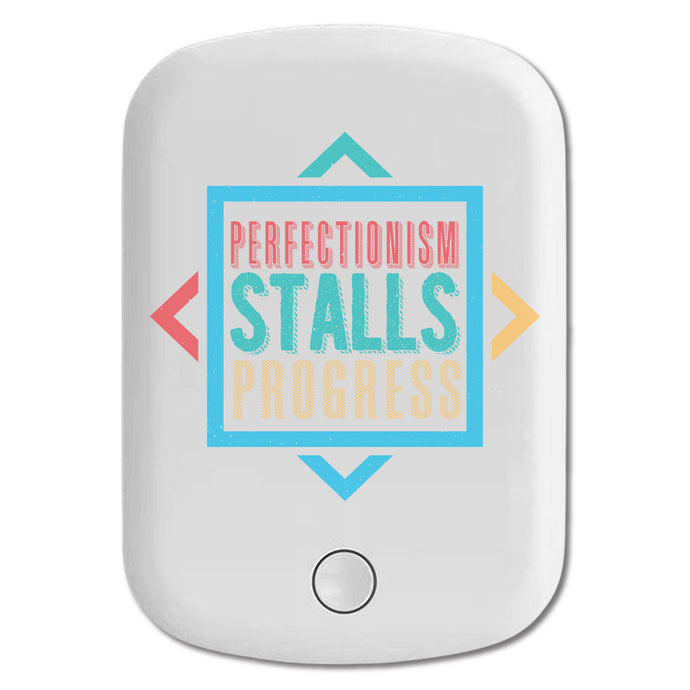 DistinctInk Magnetic Battery Pack, Wireless Portable Charger with USB-C Cable, Compatible with MagSafe iPhone 14 / 13 / 12 Series - Perfectionism Stalls Progress