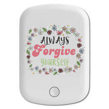 DistinctInk Magnetic Battery Pack, Wireless Portable Charger with USB-C Cable, Compatible with MagSafe iPhone 14 / 13 / 12 Series - Always Forgive Yourself