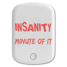 DistinctInk Magnetic Battery Pack, Wireless Portable Charger with USB-C Cable, Compatible with MagSafe iPhone 14 / 13 / 12 Series - Don't Suffer From Insanity I Enjoy It