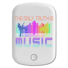 DistinctInk Magnetic Battery Pack, Wireless Portable Charger with USB-C Cable, Compatible with MagSafe iPhone 14 / 13 / 12 Series - The Only Truth Is Music
