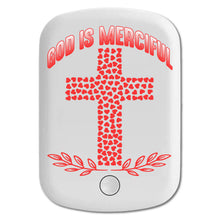 DistinctInk Magnetic Battery Pack, Wireless Portable Charger with USB-C Cable, Compatible with MagSafe iPhone 14 / 13 / 12 Series - God Is Merciful