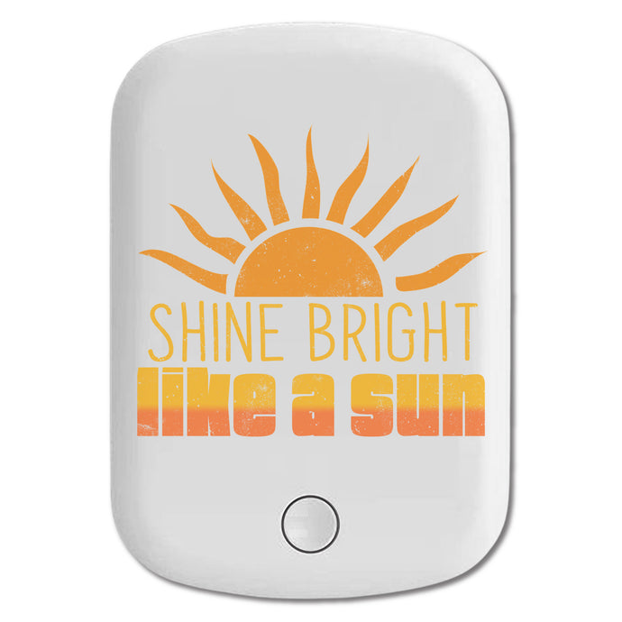 DistinctInk Magnetic Battery Pack, Wireless Portable Charger with USB-C Cable, Compatible with MagSafe iPhone 14 / 13 / 12 Series - Shine Bright Like A Sun