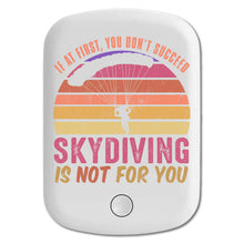 DistinctInk Magnetic Battery Pack, Wireless Portable Charger with USB-C Cable, Compatible with MagSafe iPhone 14 / 13 / 12 Series - Skydiving Isn't For You