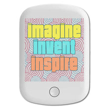 DistinctInk Magnetic Battery Pack, Wireless Portable Charger with USB-C Cable, Compatible with MagSafe iPhone 14 / 13 / 12 Series - Imagine Invent Inspire