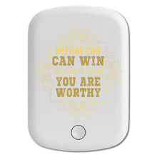 DistinctInk Magnetic Battery Pack, Wireless Portable Charger with USB-C Cable, Compatible with MagSafe iPhone 14 / 13 / 12 Series - Before You Win Must Believe Worthy