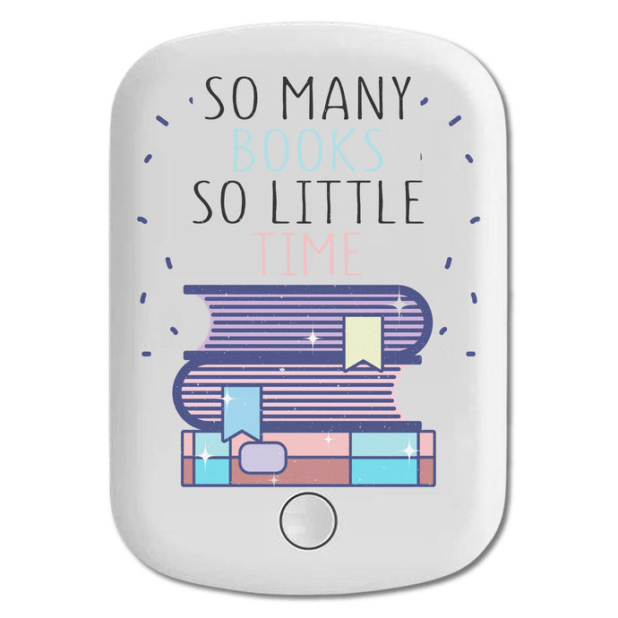 DistinctInk Magnetic Battery Pack, Wireless Portable Charger with USB-C Cable, Compatible with MagSafe iPhone 14 / 13 / 12 Series - So Many Books So Little Time