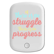 DistinctInk Magnetic Battery Pack, Wireless Portable Charger with USB-C Cable, Compatible with MagSafe iPhone 14 / 13 / 12 Series - If No Struggle There Is No Progress
