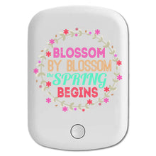 DistinctInk Magnetic Battery Pack, Wireless Portable Charger with USB-C Cable, Compatible with MagSafe iPhone 14 / 13 / 12 Series - Blossom By Blossoms Spring Begins