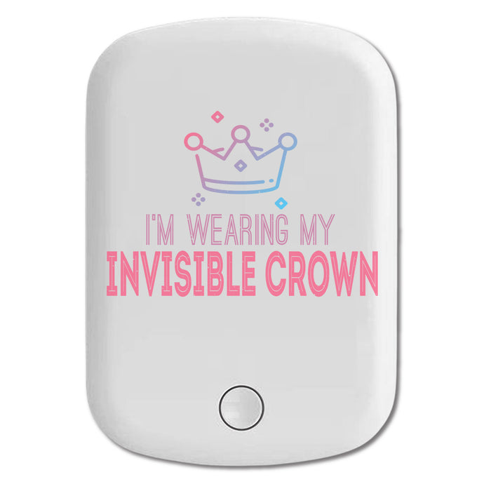 DistinctInk Magnetic Battery Pack, Wireless Portable Charger with USB-C Cable, Compatible with MagSafe iPhone 14 / 13 / 12 Series - Wearing My Invisible Crown