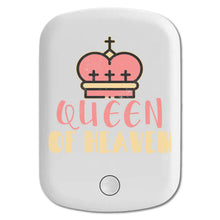 DistinctInk Magnetic Battery Pack, Wireless Portable Charger with USB-C Cable, Compatible with MagSafe iPhone 14 / 13 / 12 Series - Queen Of Heaven