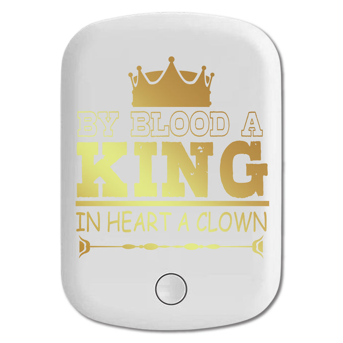 DistinctInk Magnetic Battery Pack, Wireless Portable Charger with USB-C Cable, Compatible with MagSafe iPhone 14 / 13 / 12 Series - By Blood A King In Heart A Clown