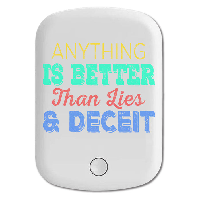 DistinctInk Magnetic Battery Pack, Wireless Portable Charger with USB-C Cable, Compatible with MagSafe iPhone 14 / 13 / 12 Series - Anything Better Than Lies