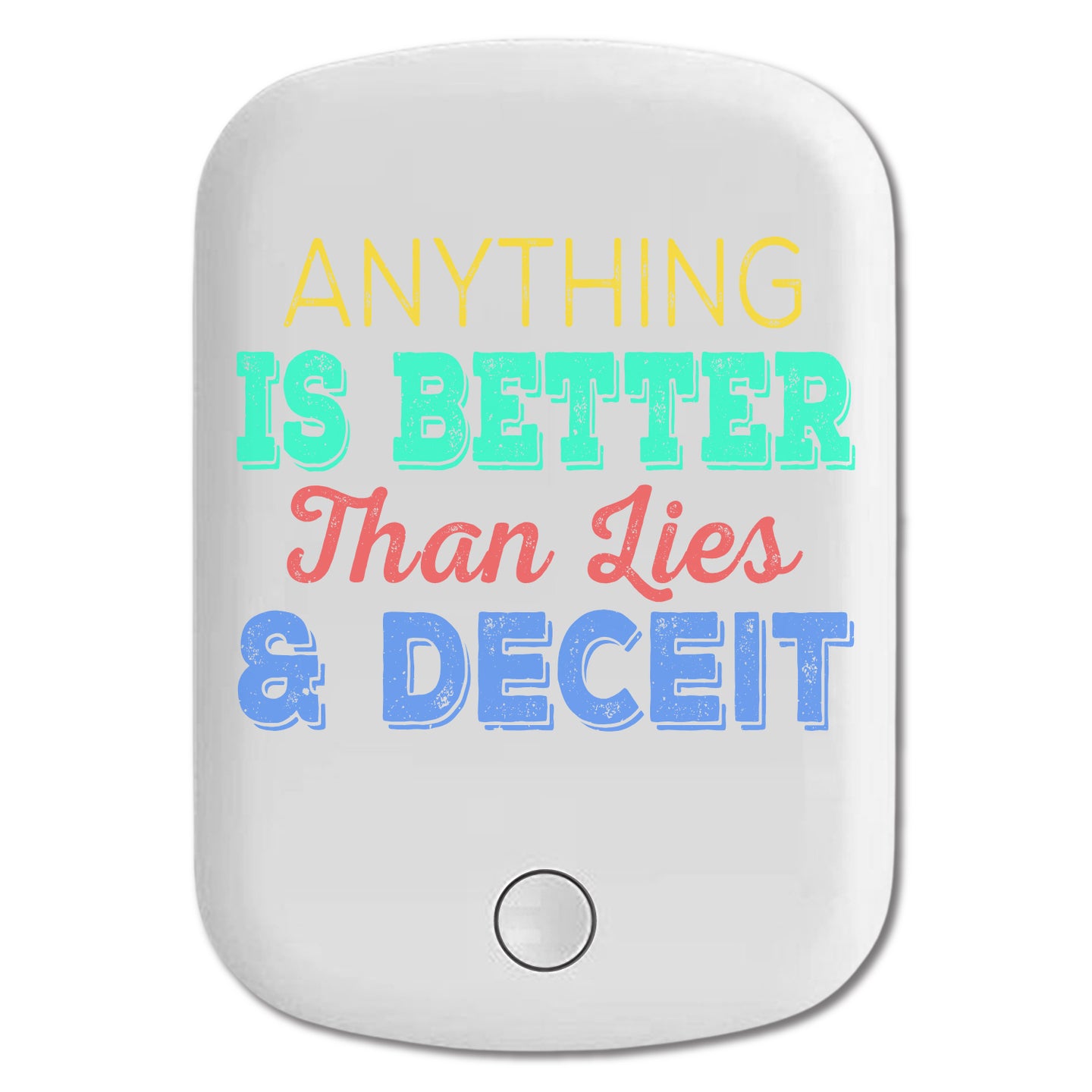 DistinctInk Magnetic Battery Pack, Wireless Portable Charger with USB-C Cable, Compatible with MagSafe iPhone 14 / 13 / 12 Series - Anything Better Than Lies
