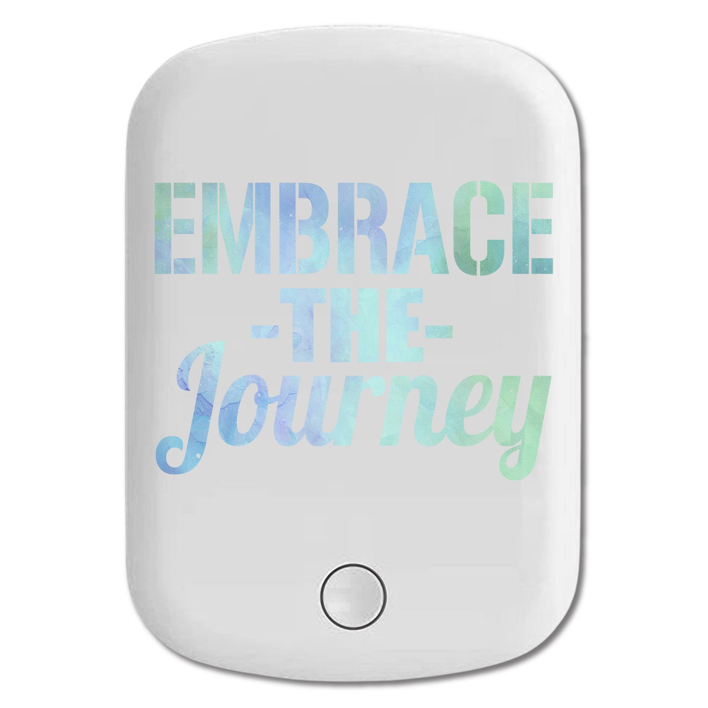 DistinctInk Magnetic Battery Pack, Wireless Portable Charger with USB-C Cable, Compatible with MagSafe iPhone 14 / 13 / 12 Series - Embrace The Journey