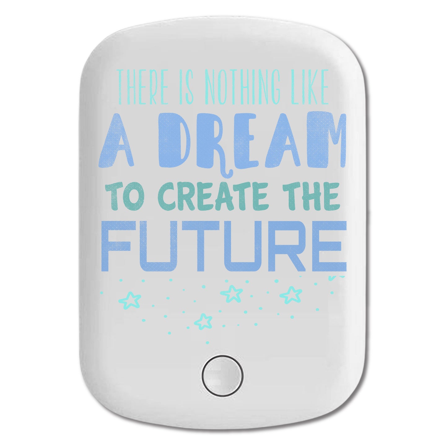 DistinctInk Magnetic Battery Pack, Wireless Portable Charger with USB-C Cable, Compatible with MagSafe iPhone 14 / 13 / 12 Series - Nothing Like Dream To Create Future