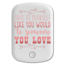DistinctInk Magnetic Battery Pack, Wireless Portable Charger with USB-C Cable, Compatible with MagSafe iPhone 14 / 13 / 12 Series - Talk To Yourself Like SomeoneYou Love