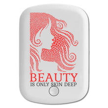 DistinctInk Magnetic Battery Pack, Wireless Portable Charger with USB-C Cable, Compatible with MagSafe iPhone 14 / 13 / 12 Series - Beauty Is Only Skin Deep