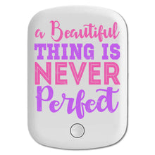 DistinctInk Magnetic Battery Pack, Wireless Portable Charger with USB-C Cable, Compatible with MagSafe iPhone 14 / 13 / 12 Series - Beautiful Thing Never Perfect