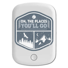 DistinctInk Magnetic Battery Pack, Wireless Portable Charger with USB-C Cable, Compatible with MagSafe iPhone 14 / 13 / 12 Series - Oh The Places You'll Go