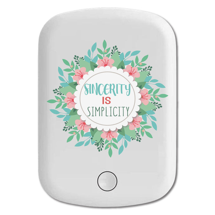 DistinctInk Magnetic Battery Pack, Wireless Portable Charger with USB-C Cable, Compatible with MagSafe iPhone 14 / 13 / 12 Series - Sincerity Is Simplicity