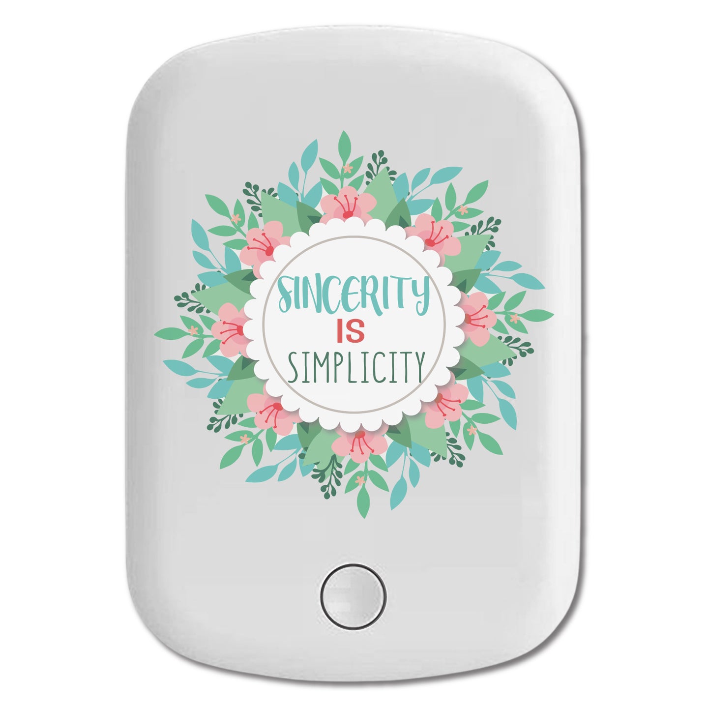 DistinctInk Magnetic Battery Pack, Wireless Portable Charger with USB-C Cable, Compatible with MagSafe iPhone 14 / 13 / 12 Series - Sincerity Is Simplicity