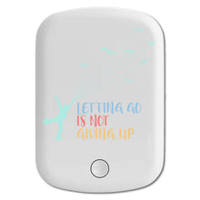 DistinctInk Magnetic Battery Pack, Wireless Portable Charger with USB-C Cable, Compatible with MagSafe iPhone 14 / 13 / 12 Series - Letting Go Not Giving Up