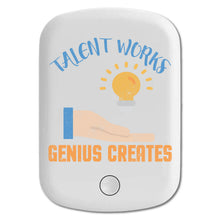 DistinctInk Magnetic Battery Pack, Wireless Portable Charger with USB-C Cable, Compatible with MagSafe iPhone 14 / 13 / 12 Series - Talent Works Genius Creates