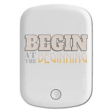 DistinctInk Magnetic Battery Pack, Wireless Portable Charger with USB-C Cable, Compatible with MagSafe iPhone 14 / 13 / 12 Series - Begain At The Beginning