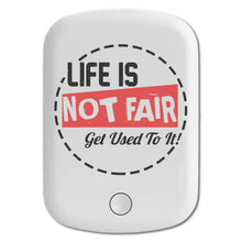 DistinctInk Magnetic Battery Pack, Wireless Portable Charger with USB-C Cable, Compatible with MagSafe iPhone 14 / 13 / 12 Series - Life Not Fair Get Used To It