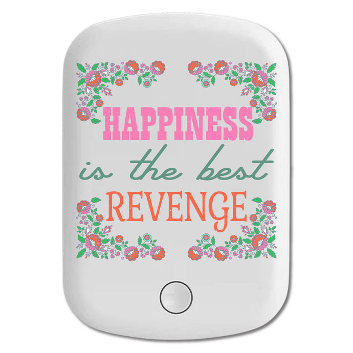 DistinctInk Magnetic Battery Pack, Wireless Portable Charger with USB-C Cable, Compatible with MagSafe iPhone 14 / 13 / 12 Series - Happiness Best Revenge
