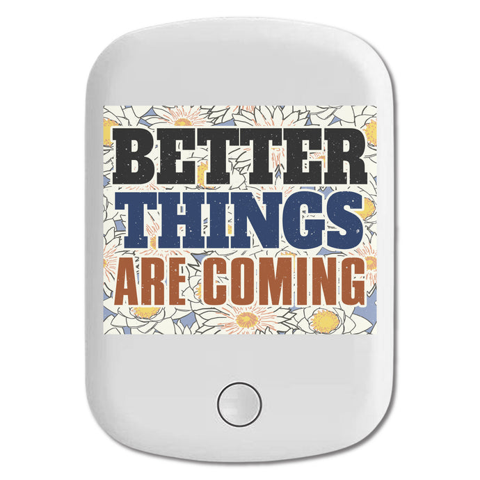 DistinctInk Magnetic Battery Pack, Wireless Portable Charger with USB-C Cable, Compatible with MagSafe iPhone 14 / 13 / 12 Series - Better Things Are Coming