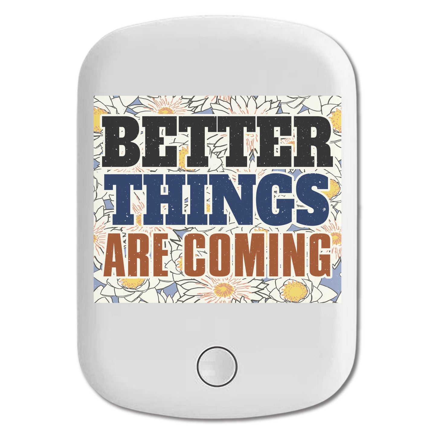 DistinctInk Magnetic Battery Pack, Wireless Portable Charger with USB-C Cable, Compatible with MagSafe iPhone 14 / 13 / 12 Series - Better Things Are Coming