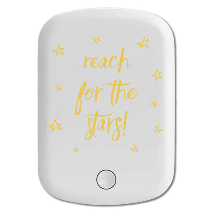 DistinctInk Magnetic Battery Pack, Wireless Portable Charger with USB-C Cable, Compatible with MagSafe iPhone 14 / 13 / 12 Series - Reach For The Stars