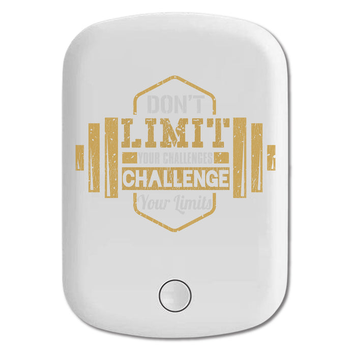 DistinctInk Magnetic Battery Pack, Wireless Portable Charger with USB-C Cable, Compatible with MagSafe iPhone 14 / 13 / 12 Series - Don't Limit Challenges Challenge Limits