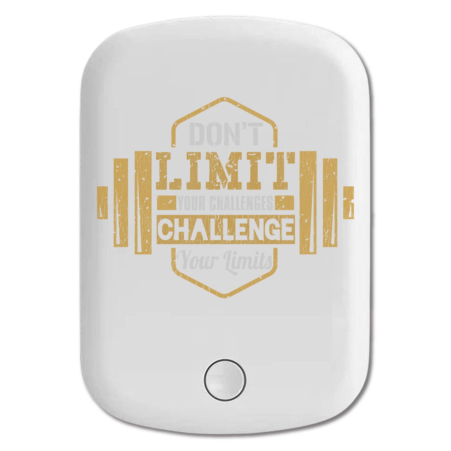 DistinctInk Magnetic Battery Pack, Wireless Portable Charger with USB-C Cable, Compatible with MagSafe iPhone 14 / 13 / 12 Series - Don't Limit Challenges Challenge Limits