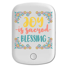 DistinctInk Magnetic Battery Pack, Wireless Portable Charger with USB-C Cable, Compatible with MagSafe iPhone 14 / 13 / 12 Series - Joy Sacred Blessing
