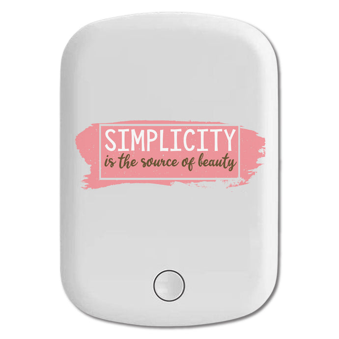 DistinctInk Magnetic Battery Pack, Wireless Portable Charger with USB-C Cable, Compatible with MagSafe iPhone 14 / 13 / 12 Series - Simplicity Source Of Beauty