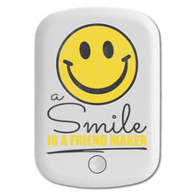 DistinctInk Magnetic Battery Pack, Wireless Portable Charger with USB-C Cable, Compatible with MagSafe iPhone 14 / 13 / 12 Series - Smile Friendship Maker